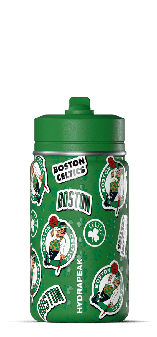 NBA 14oz Kids Water Bottle with Straw Lid - Boston Celtics