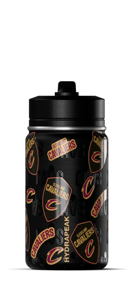 NBA 14oz Kids Water Bottle with Straw Lid - Cleveland Cavaliers
