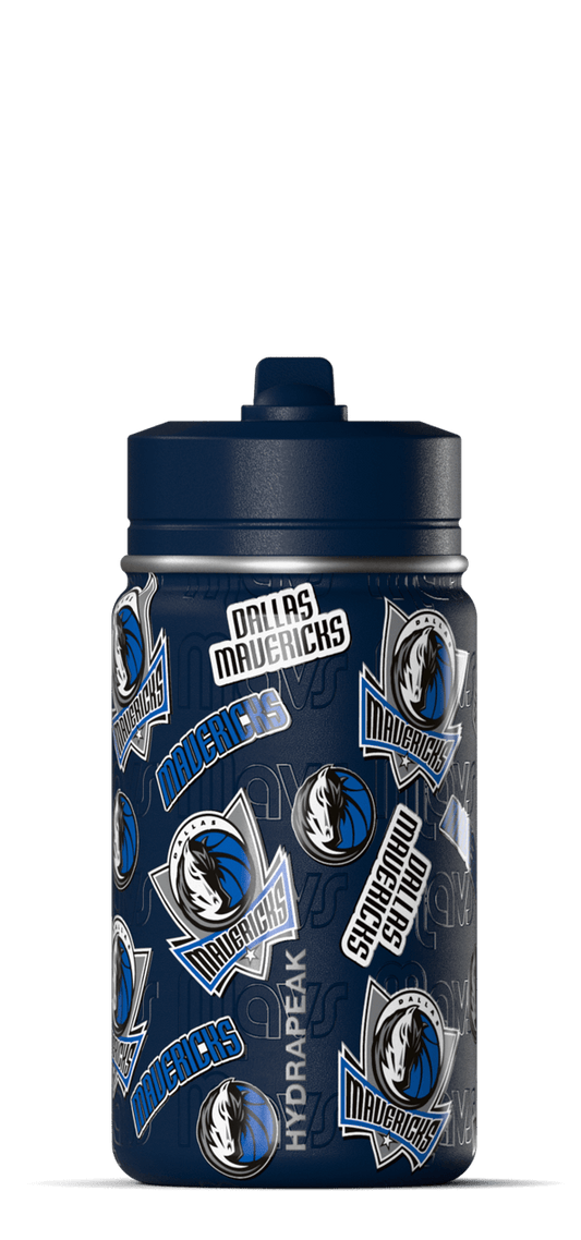 NBA 14oz Kids Water Bottle with Straw Lid - Dallas Mavericks