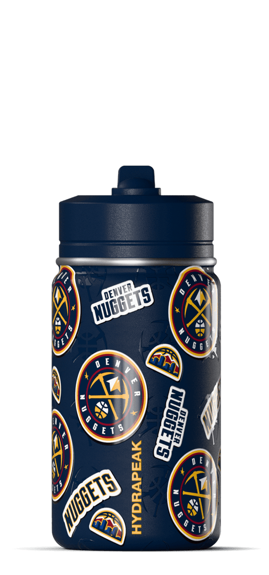 NBA 14oz Kids Water Bottle with Straw Lid - Denver Nuggets