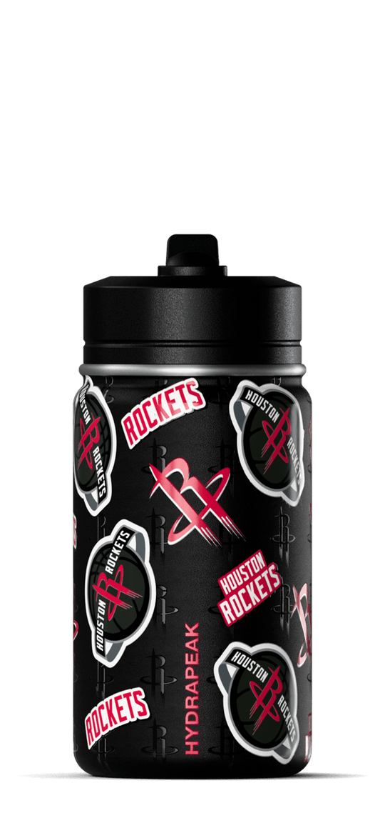 NBA 14oz Kids Water Bottle with Straw Lid - Houston Rockets