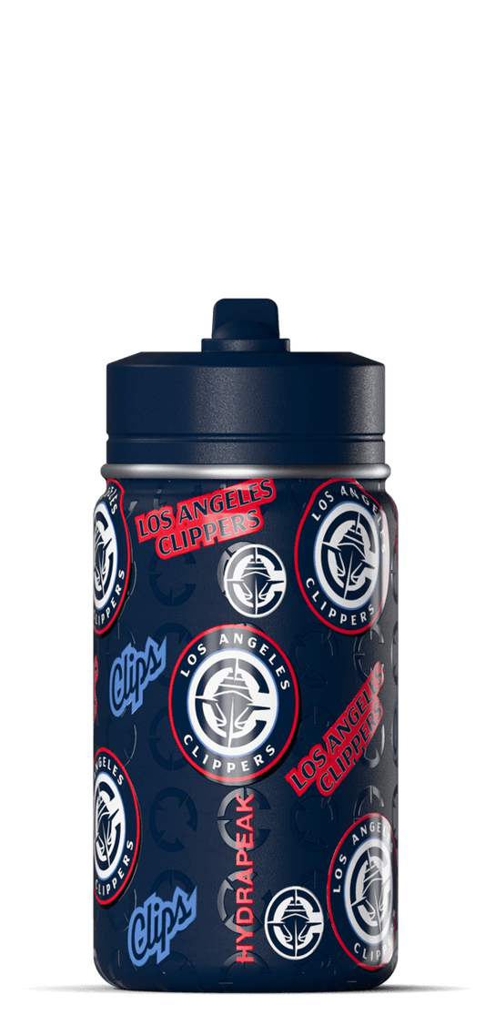 NBA 14oz Kids Water Bottle with Straw Lid - LA Clippers