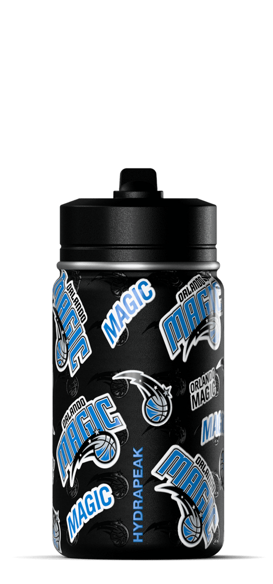 NBA 14oz Kids Water Bottle with Straw Lid - Orlando Magic