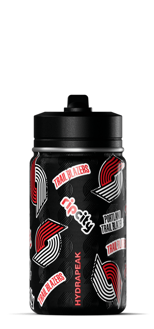 NBA 14oz Kids Water Bottle with Straw Lid - Portland Trail Blazers