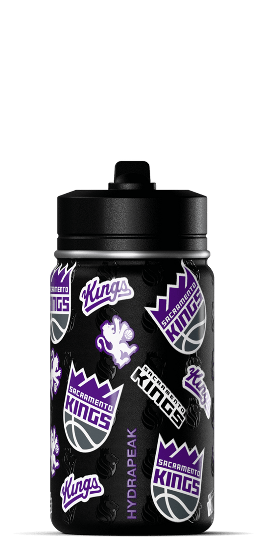 NBA 14oz Kids Water Bottle with Straw Lid - Sacramento Kings