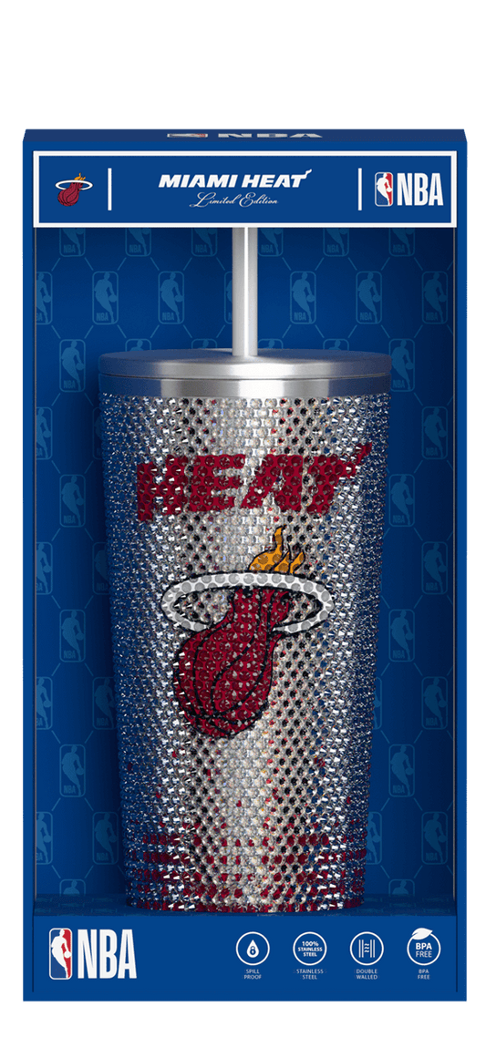 NBA 25oz Bling Journey in Collectors  Box - Miami Heat