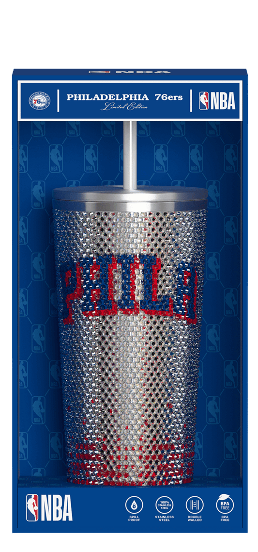 NBA 25oz Bling Journey in Collectors  Box - Philadelphia 76ers