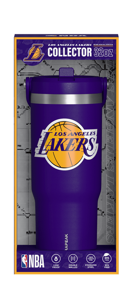 NBA 32oz Nomad with Straw Lid in Collectors Box - Los Angeles Lakers