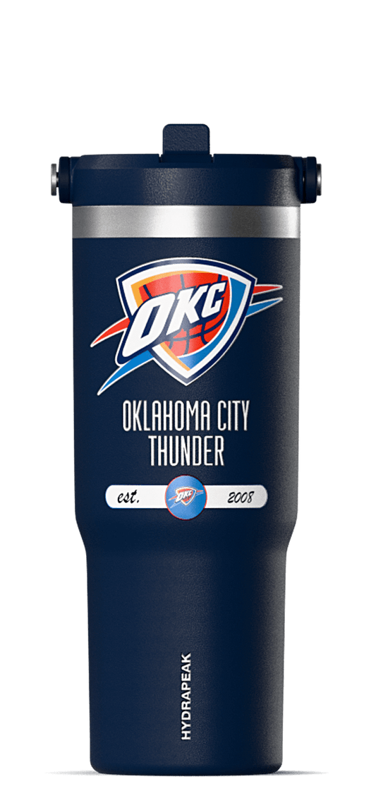 NBA 32oz Nomad Tumbler with Handle and Sip Lid - Oklahoma City Thunder