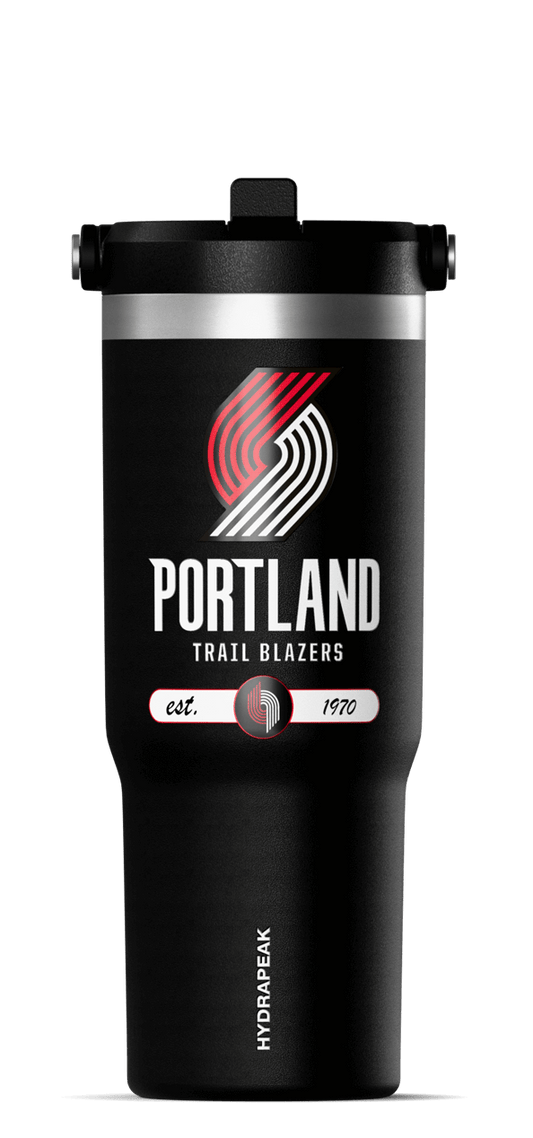 NBA 32oz Nomad Tumbler with Handle and Sip Lid - Portland Trail Blazers