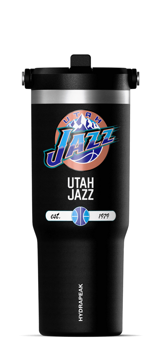 NBA 32oz Nomad Tumbler with Handle and Sip Lid - Utah Jazz