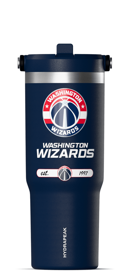 NBA 32oz Nomad Tumbler with Handle and Sip Lid - Washington Wizards