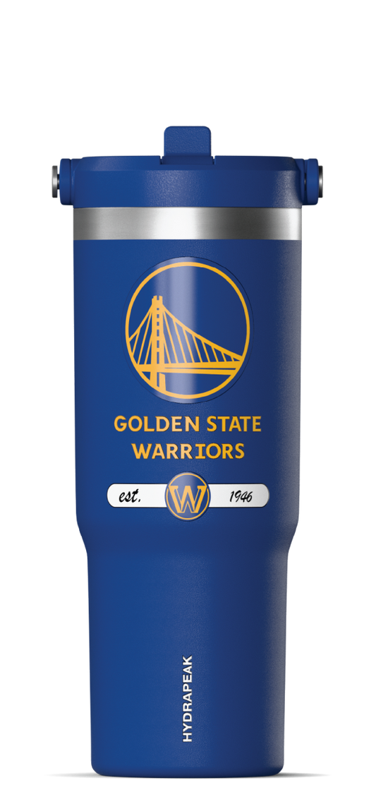 NBA 32oz Nomad Tumbler with Handle and Sip Lid - Golden State Warriors