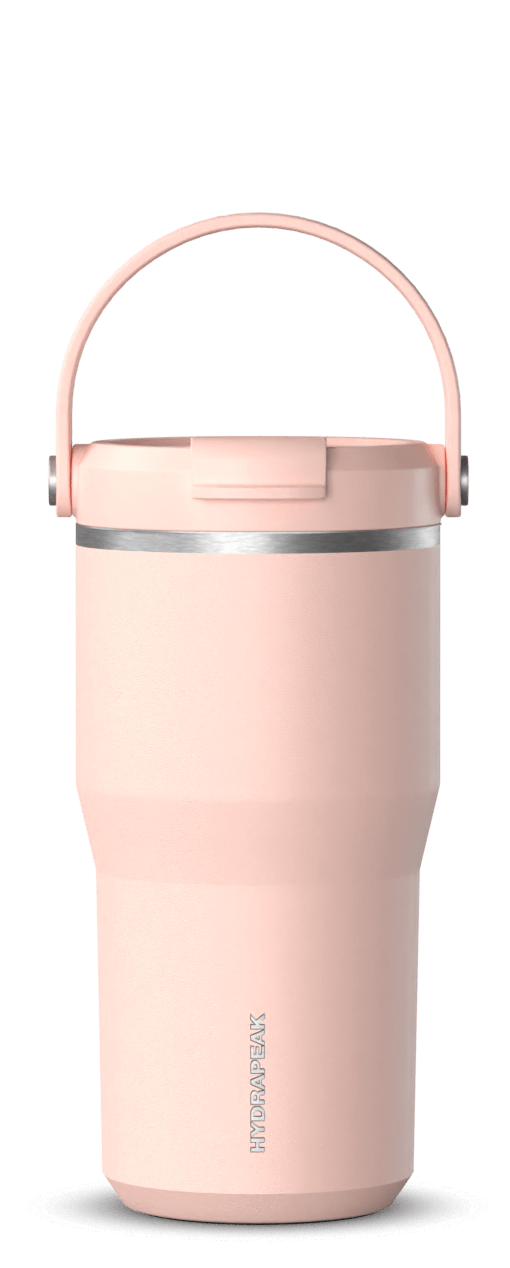24oz Nomad with Handle and Sip Lid - Peony