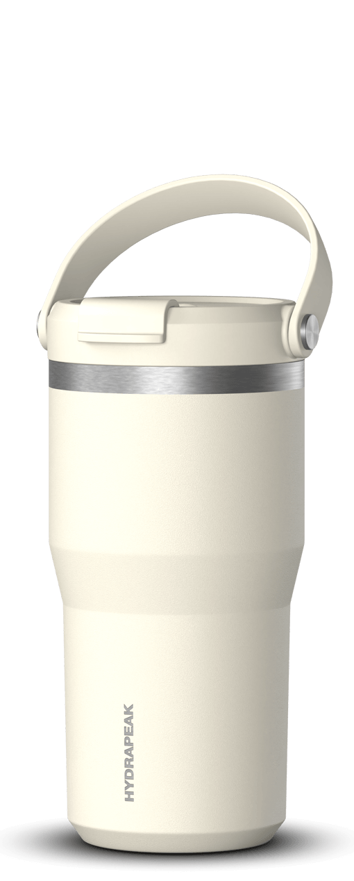 24oz Nomad with Handle and Sip Lid - Ivory