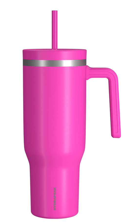 40oz Voyager Tumbler with Straw Lid - Fuchsia