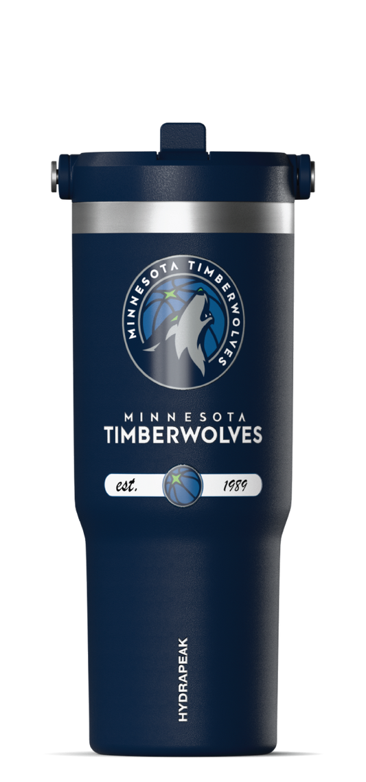 NBA 32oz Nomad Tumbler with Handle and Sip Lid - Minnesota Timberwolves