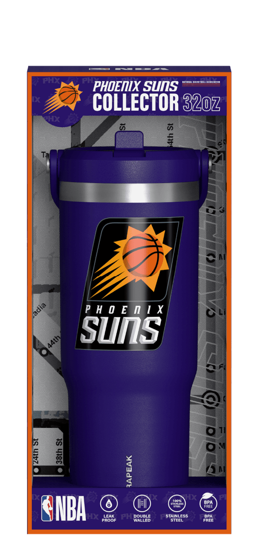 NBA 32oz Nomad with Straw Lid in Collectors Box - Phoenix Suns