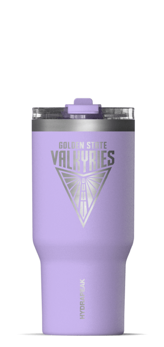 WNBA 25oz Lavender Voyager with Sip and Straw Lid - Golden State Valkyries