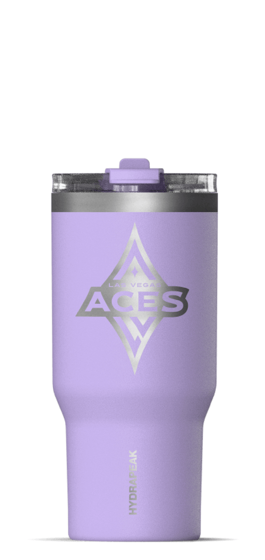 WNBA 25oz Lavender Voyager with Sip and Straw Lid - Las Vegas Aces