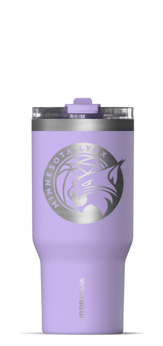 WNBA 25oz Lavender Voyager with Sip and Straw Lid - Minnesota Lynx