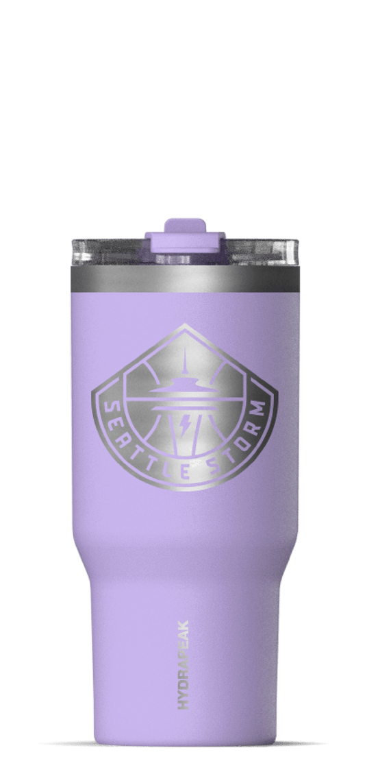 WNBA 25oz Lavender Voyager with Sip and Straw Lid - Seattle Storm
