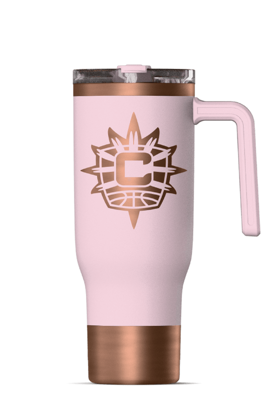 WNBA 40oz Voyager with Sip and Straw Lid - Connecticut Sun