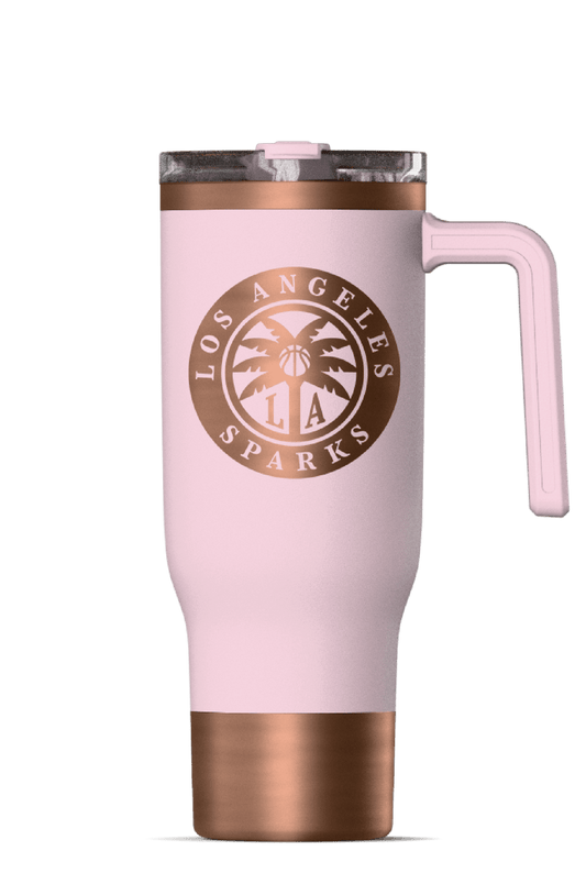 WNBA 40oz Voyager with Sip and Straw Lid - Los Angeles Sparks