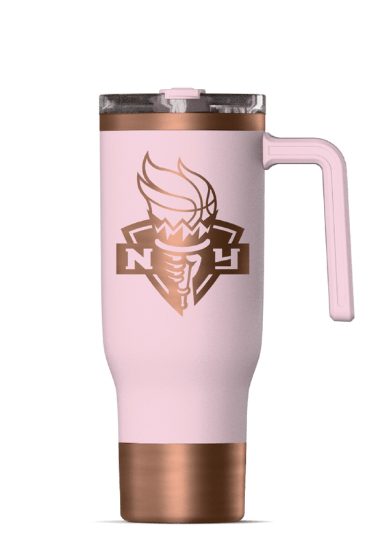 WNBA 40oz Voyager with Sip and Straw Lid - New York Liberty