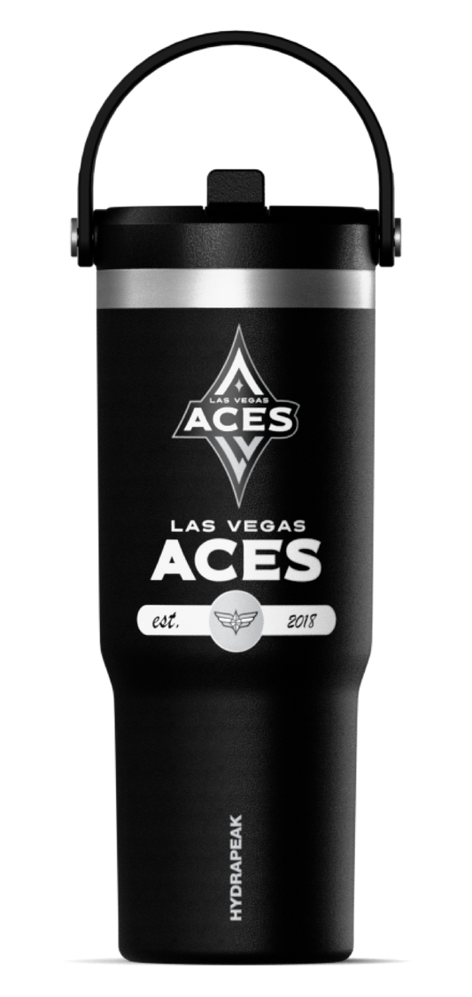 WNBA 32oz Nomad Tumbler with Handle and Sip Lid - Las Vegas Aces