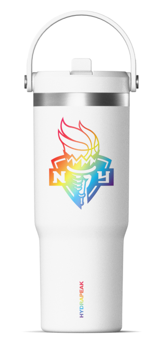 WNBA 32oz Pride Nomad Tumbler with Handle and Sip Lid - New York Liberty